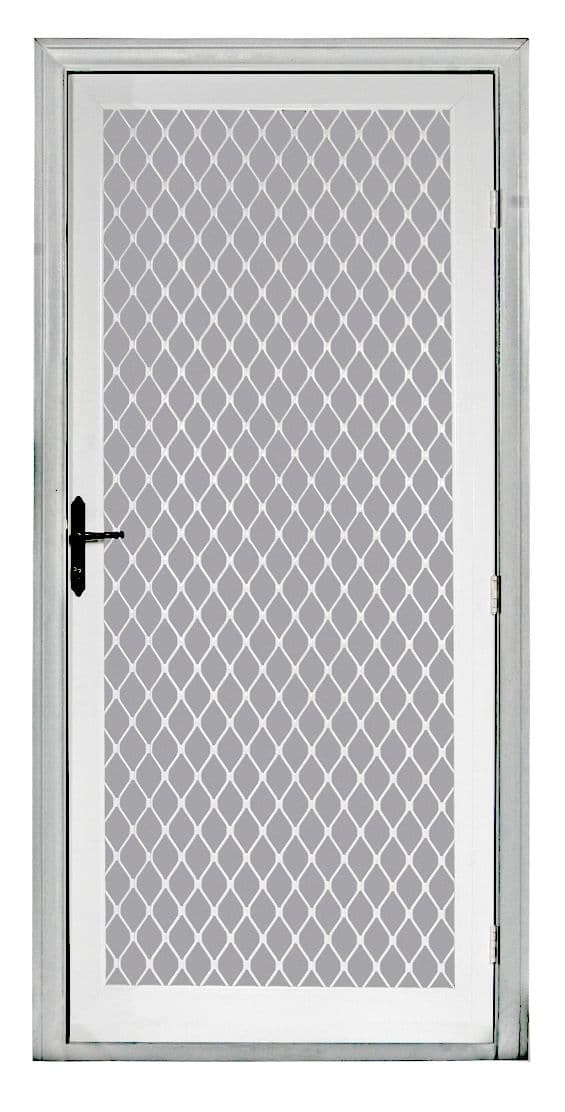 Grill mesh door